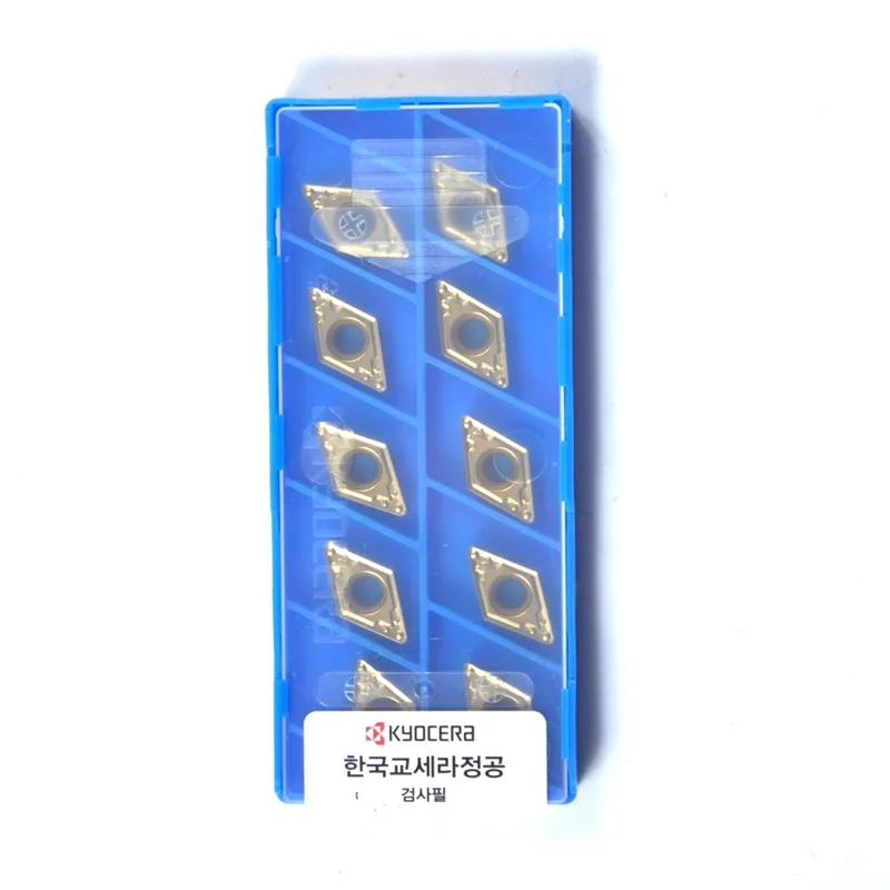 R0.8 DCMT11T308-HQ CA5525 KYOCERA Керамический Режущий инструмент для токарного станка с ЧПУ держатель инструмента Оригинальный токарный инструмент
R0.8 DCMT11T308-HQ CA5525 KYOCERA Керамический Режущий инструмент для токарного станка с ЧПУ держатель инструмента Оригинальный токарный инструмент