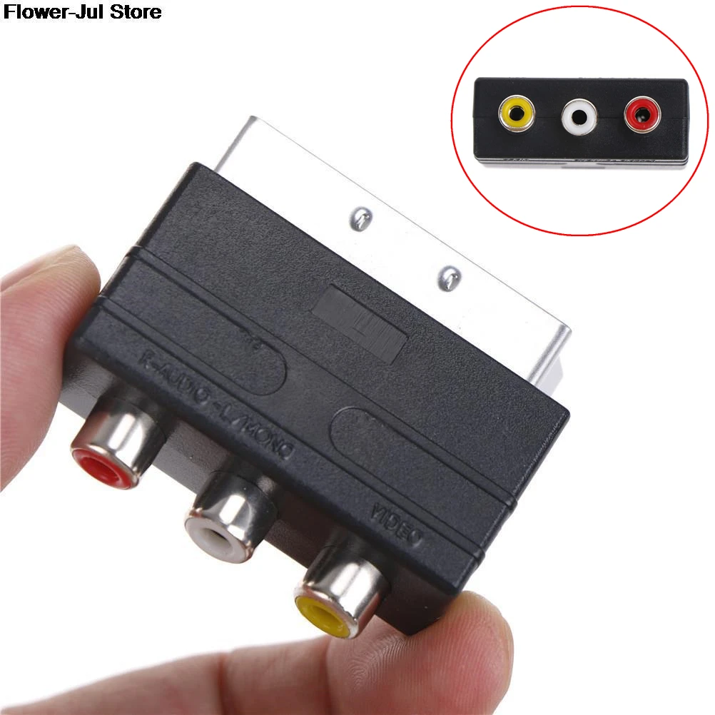 1Pcs Scart to 3 RCA S-Video Adapter Composite RCA Phono Adaptor Converter AV TV Audio For Video DVD Recorder TV Projector
1Pcs Scart to 3 RCA S-Video Adapter Composite RCA Phono Adaptor Converter AV TV Audio For Video DVD Recorder TV Projector