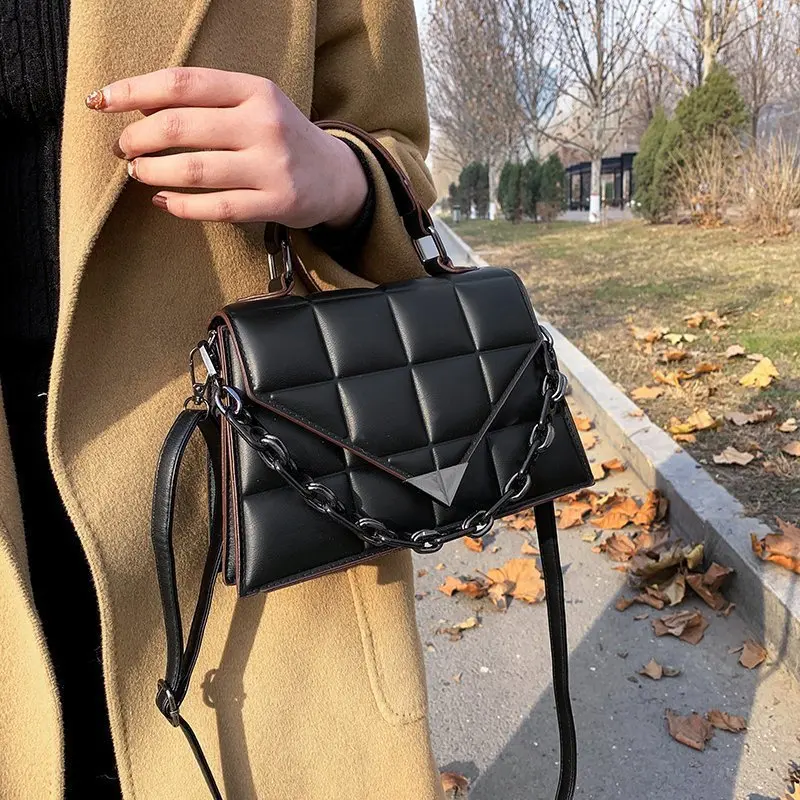 Women's Bag Plaid Vintage Female Pu Leather Underarm Flap Fashion Luxury Designer Handbags for Women Crossbody Shoulder Bag
Women's Bag Plaid Vintage Female Pu Leather Underarm Flap Fashion Luxury Designer Handbags for Women Crossbody Shoulder Bag