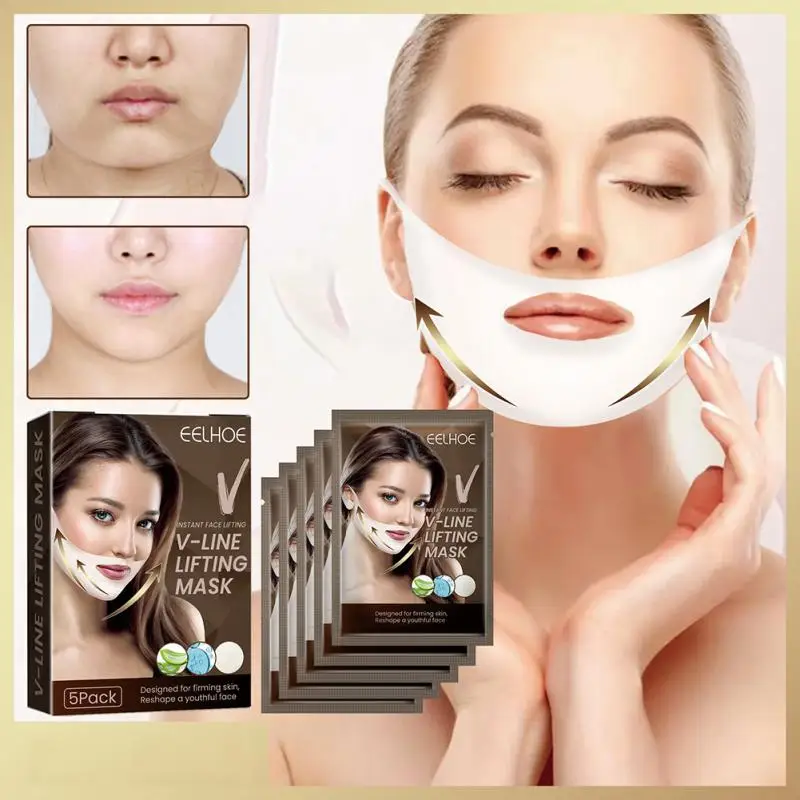 V Line Face Lifting Mask Double Chin Lift Firming Cheek Thin Facial Slimming Mask Anti Aging Moisturizing V Shape Face Skin Care
V Line Face Lifting Mask Double Chin Lift Firming Cheek Thin Facial Slimming Mask Anti Aging Moisturizing V Shape Face Skin Care