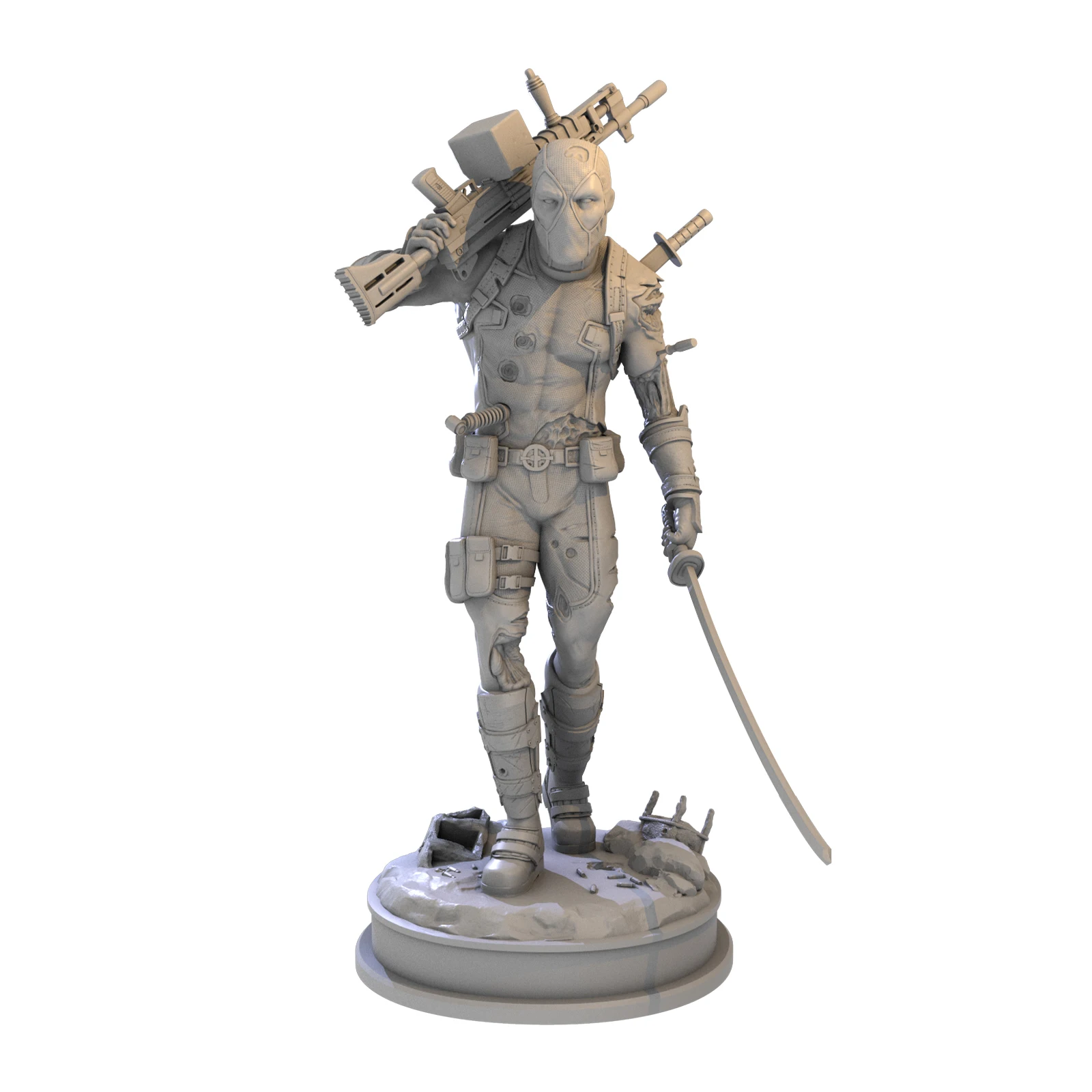 1/24 Resin Figure Model Kit Samurai Battle Damage Style Double Headed Carving Unassembled and Unpainted
1/24 Resin Figure Model Kit Samurai Battle Damage Style Double Headed Carving Unassembled and Unpainted