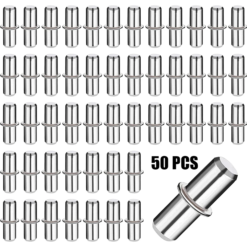 Bracket Shelf Support Pegs Sturdy 50pcs Plated Pins 5x16mm Durable Flexible For Cabinet Furniture Closet Nickel
Bracket Shelf Support Pegs Sturdy 50pcs Plated Pins 5x16mm Durable Flexible For Cabinet Furniture Closet Nickel