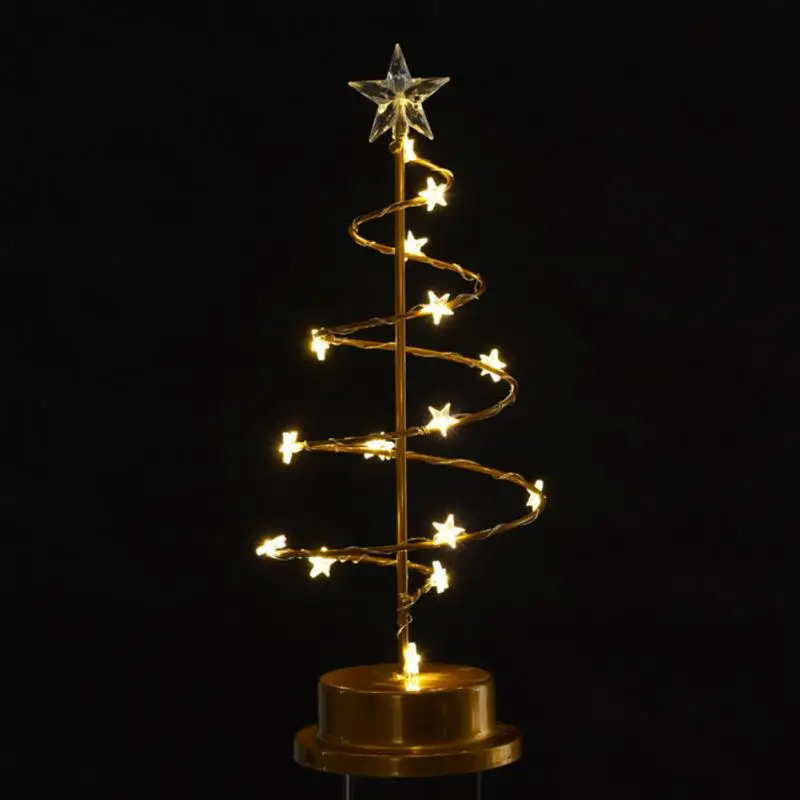 

Crystal Nightlight Christmas Tree Lamp Ornament Led Fairy Light Christmas Table Lamp Home Decoration Navidad Natal New Year 2023