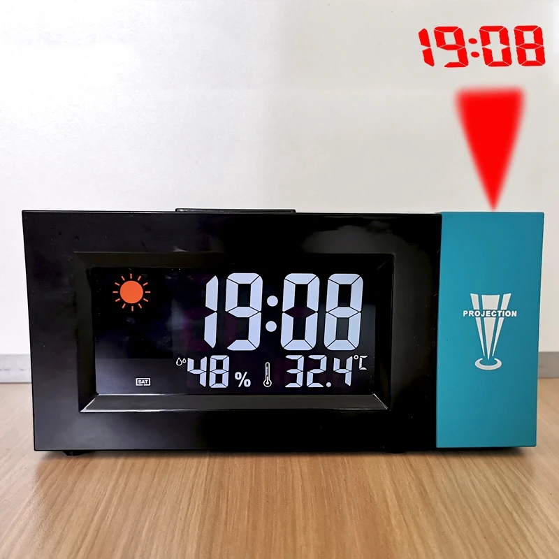 Projection Digital Alarm Clock Date Snooze Function Adjustable Angle Backlight Projector Led Clock With Time Projection
Projection Digital Alarm Clock Date Snooze Function Adjustable Angle Backlight Projector Led Clock With Time Projection