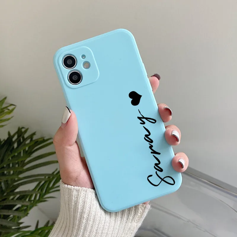 Custom DIY Name Square Liquid Silicone Phone Case for iPhone 13 12 11 Pro Max X XS XR 7 8 Plus New Full Lens Protection Cover
Custom DIY Name Square Liquid Silicone Phone Case for iPhone 13 12 11 Pro Max X XS XR 7 8 Plus New Full Lens Protection Cover