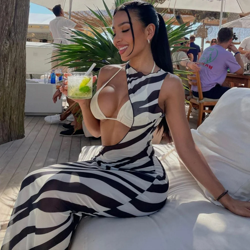 Zebra Print Maxi Dress Women Sexy Mesh See Through Dress Summer Fashion Cut Out Bodycon Long Dress Beach Cover Up 2023 Swimwear
Zebra Print Maxi Dress Women Sexy Mesh See Through Dress Summer Fashion Cut Out Bodycon Long Dress Beach Cover Up 2023 Swimwear