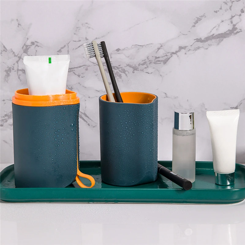 Multi-Purpose Toothbrush Storage Box Travel Mug Bathroom With Lid Cup Couple Mouthwash Than Student Cup Portable Toothbrush
Multi-Purpose Toothbrush Storage Box Travel Mug Bathroom With Lid Cup Couple Mouthwash Than Student Cup Portable Toothbrush