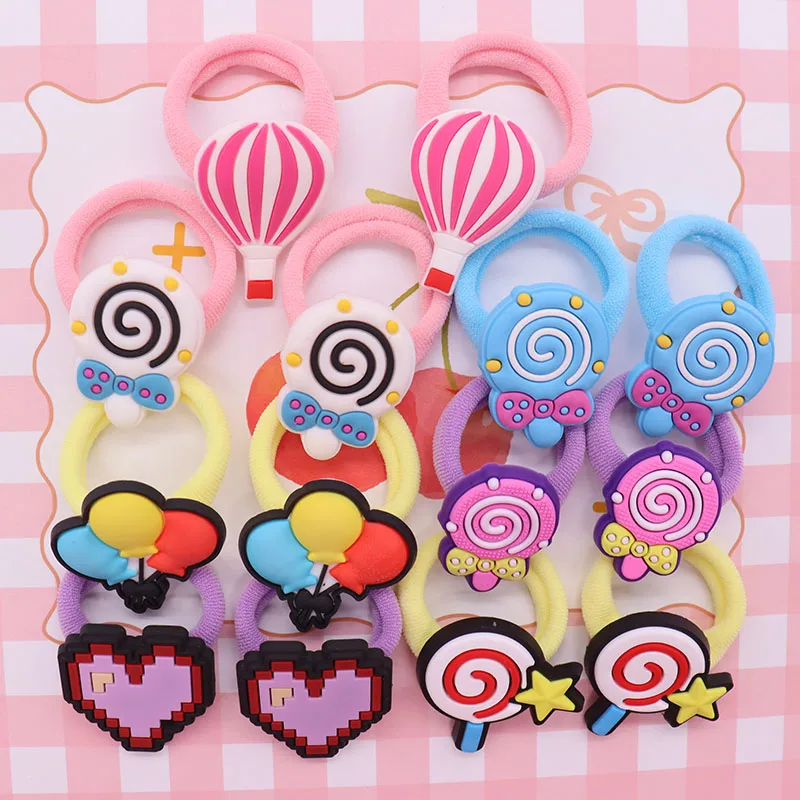 2Pcs/Set Cartoon Love Balloon Lollipop Nylon Headband Hair Rubber Bands Children's Elastic Bands For Girl Hair Accessories
2Pcs/Set Cartoon Love Balloon Lollipop Nylon Headband Hair Rubber Bands Children's Elastic Bands For Girl Hair Accessories