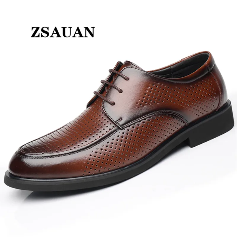 Summer Hollow Men Dress Shoes ZSAUAN Plus Size Formal Mens British Business Shoes Leather Office Gentleman Flats Dropshipping
Summer Hollow Men Dress Shoes ZSAUAN Plus Size Formal Mens British Business Shoes Leather Office Gentleman Flats Dropshipping