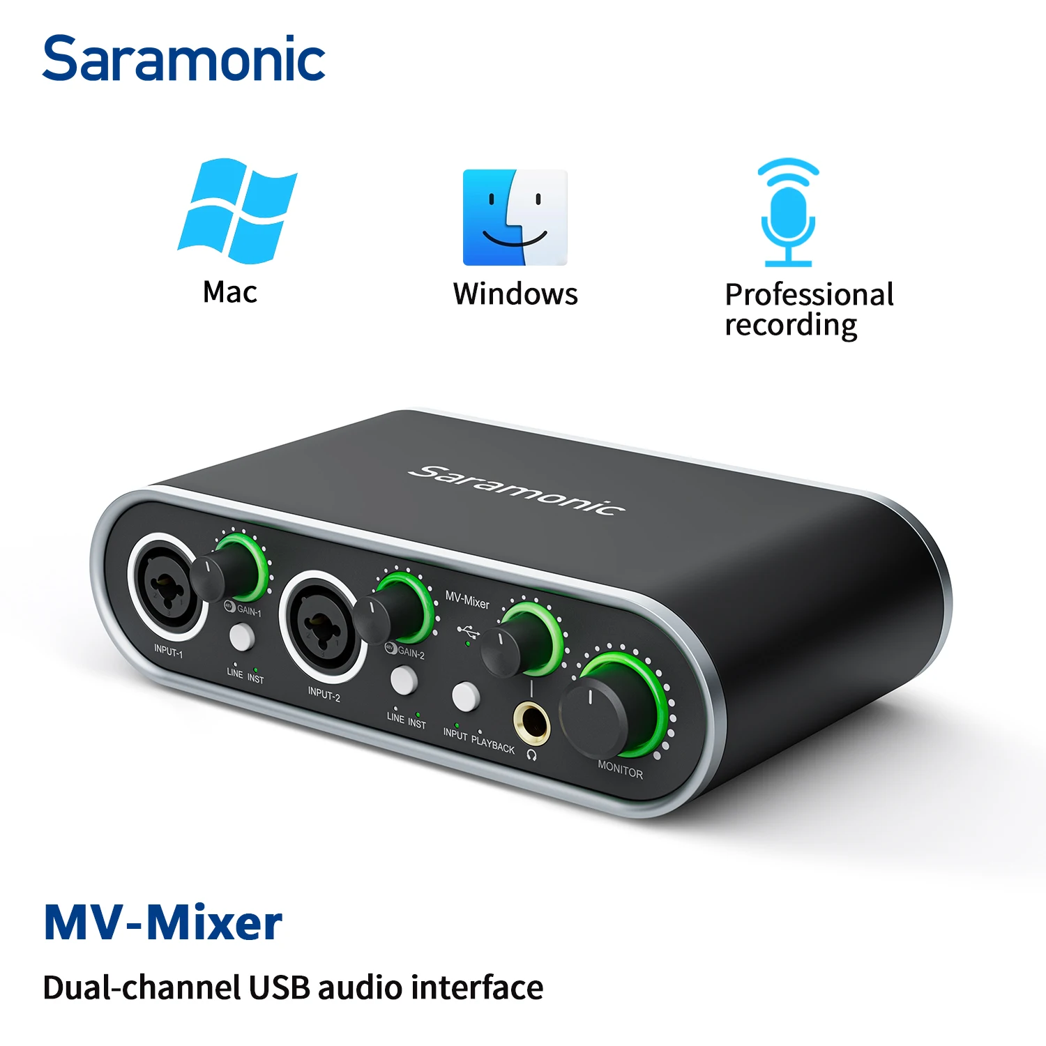 Двухканальный переходник МВ-микшер USB, со штекером XLR, для большинства микрофонов Mac/Windows, для компьютеров
Двухканальный переходник МВ-микшер USB, со штекером XLR, для большинства микрофонов Mac/Windows, для компьютеров