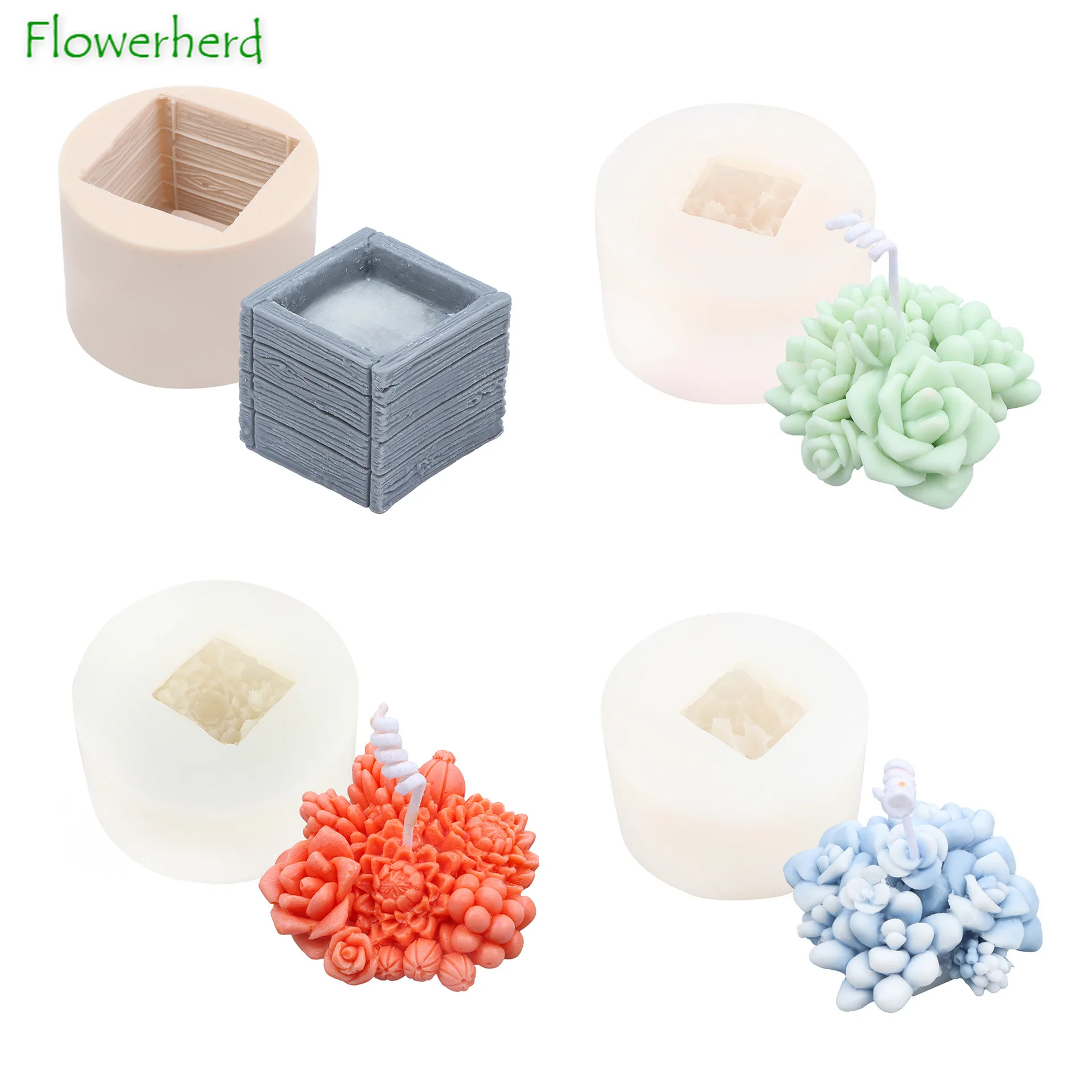 3d Succulent Flower Candle Mold Diy Square Flower Pot Aromatherapy Candle Silicone Mold Potted Candle Making Resin Molds
3d Succulent Flower Candle Mold Diy Square Flower Pot Aromatherapy Candle Silicone Mold Potted Candle Making Resin Molds