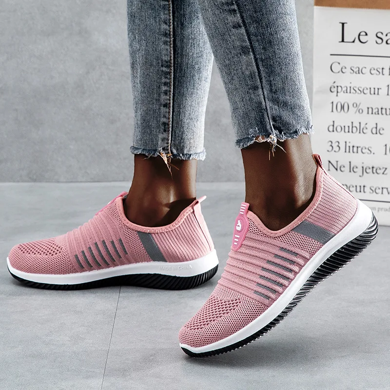 2022 New Ladies Vulcanized Shoes Fall Fashion Pure Color Mesh Breathable Slip On Women Single Shoes Large Size Comfortable Flats
2022 New Ladies Vulcanized Shoes Fall Fashion Pure Color Mesh Breathable Slip On Women Single Shoes Large Size Comfortable Flats