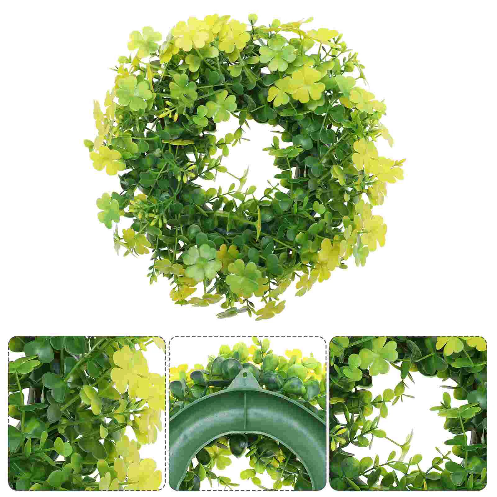 Wreath Stday Artificial Patrick Eucalyptushanging Weddingleaf Four Garland Leaves Flower Christmas Green Decor Simulated Sign
Wreath Stday Artificial Patrick Eucalyptushanging Weddingleaf Four Garland Leaves Flower Christmas Green Decor Simulated Sign