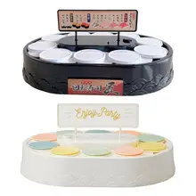 Automatic Rotating Dessert Table Sushi machine Cupcakes Macarons Rotating Turntable Tray Display Wedding Birthday Party Supplies