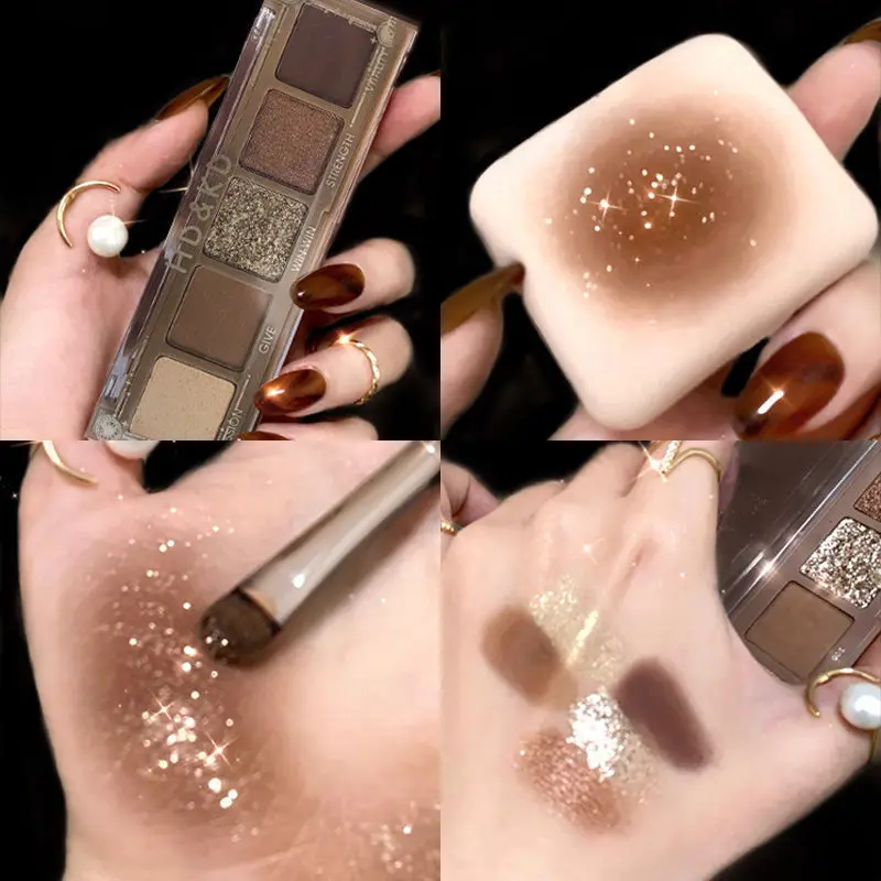 5 color eye shadow plate INS super hot earth color glitter eye shadow pearl fine flash matte super flash
5 color eye shadow plate INS super hot earth color glitter eye shadow pearl fine flash matte super flash