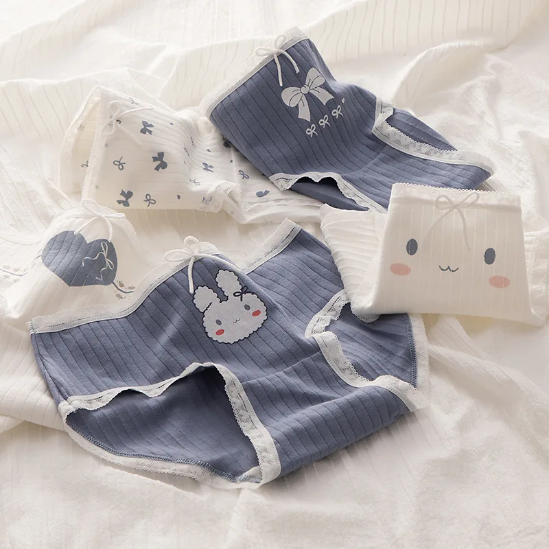 5Pcs/set Women's Panties Girls Cotton Briefs Mid-Rise Cartoon Cute Underwear Breathable Comfort Ladies Underpants Sexy Lingerie
5Pcs/set Women's Panties Girls Cotton Briefs Mid-Rise Cartoon Cute Underwear Breathable Comfort Ladies Underpants Sexy Lingerie