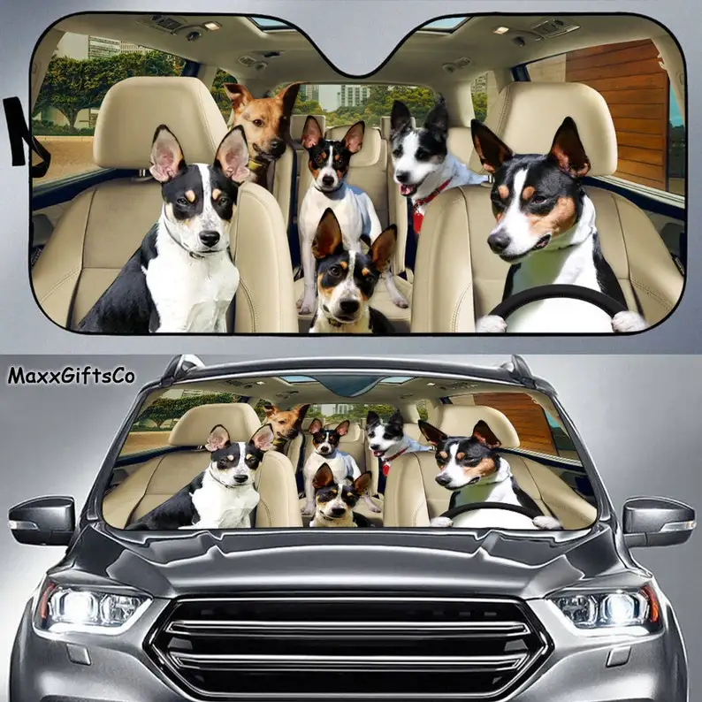 

Американский автомобильный солнцезащитный козырек на три, солнцезащитный козырек для собак, семейный козырек, автомобильные аксессуары для собак, украшение автомобиля, подарок для папы, мамы