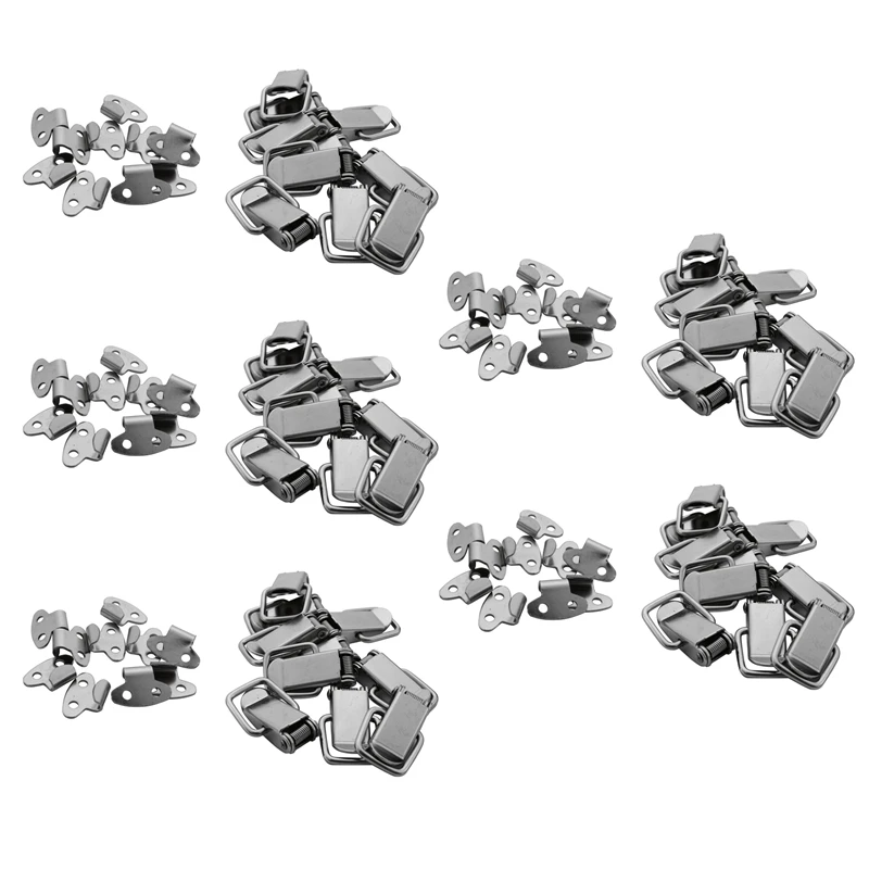 HOT SALE 50Pcs Cabinet Spring Loaded Iron Straight Loop Toggle Latch 45Mm Length
HOT SALE 50Pcs Cabinet Spring Loaded Iron Straight Loop Toggle Latch 45Mm Length