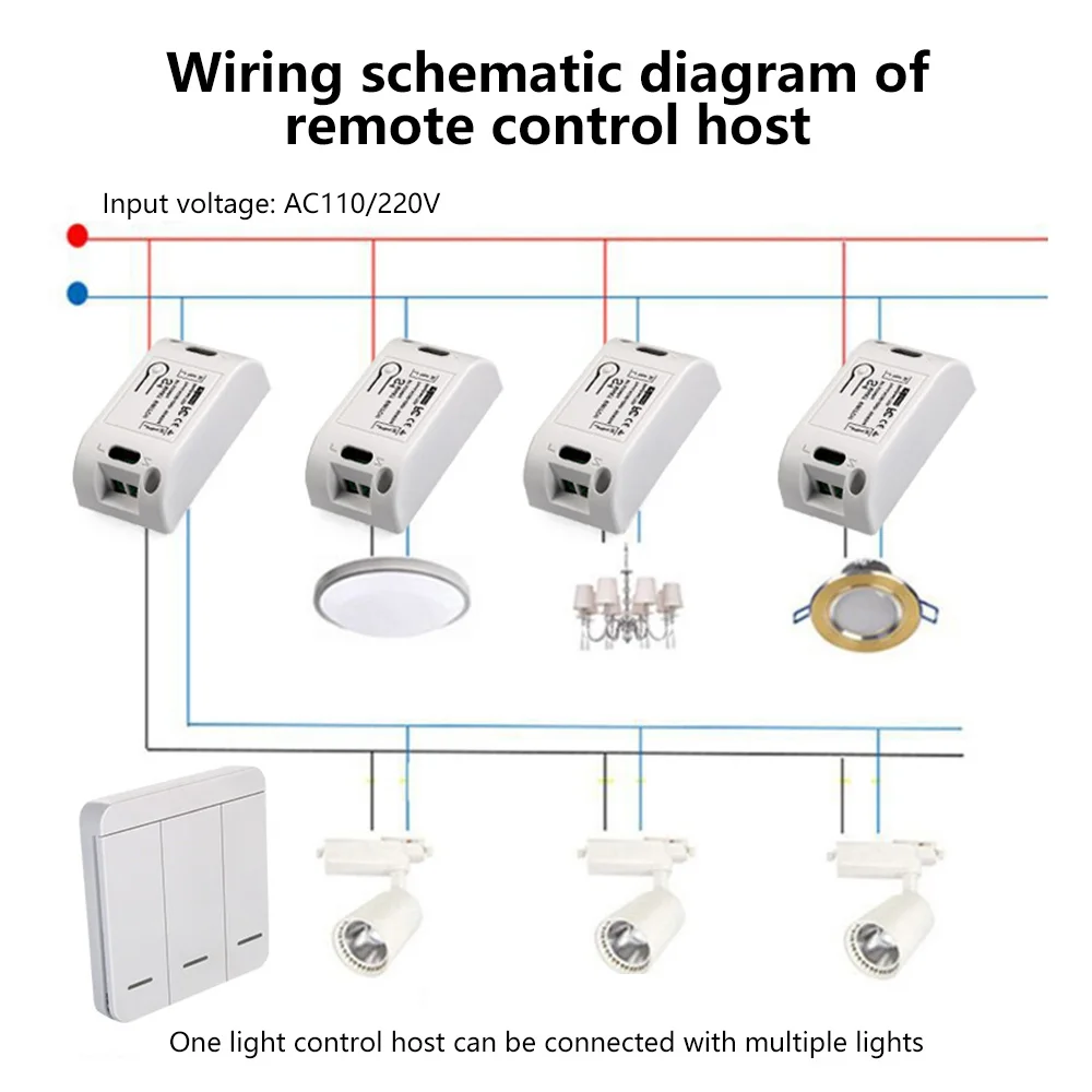 433MHz AC110V-220V 16A Wireless Smart Switch RF Remote Control Receiver Push Button Controller Transmitter Switch for Home
433MHz AC110V-220V 16A Wireless Smart Switch RF Remote Control Receiver Push Button Controller Transmitter Switch for Home