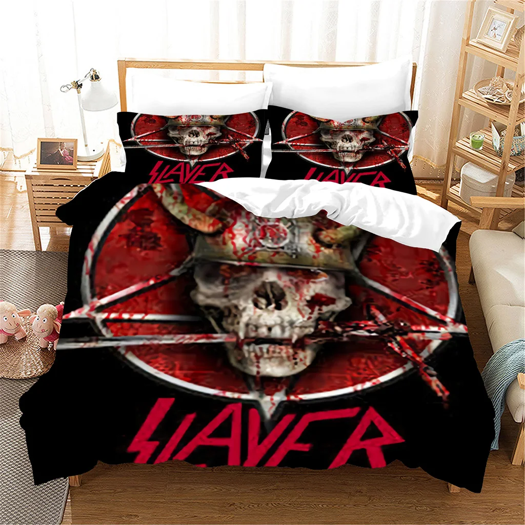 

Horror Magic Pirate Zombie Scary Graveyard Skeleton Black Bedding Sets Single Double Bed Duvet Cover Set and 2 pcs Pillow cover