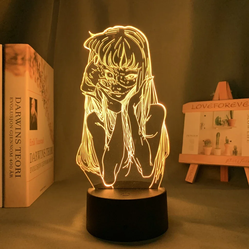 Светодиодный ночсветильник в стиле аниме, ночсветильник с 3D рисунком из коллекции Junji Ito для спальни, декор для спальни, подарок на день рождения, лампа в виде фигурок манги, дзюндзи ито
Светодиодный ночсветильник в стиле аниме, ночсветильник с 3D рисунком из коллекции Junji Ito для спальни, декор для спальни, подарок на день рождения, лампа в виде фигурок манги, дзюндзи ито
