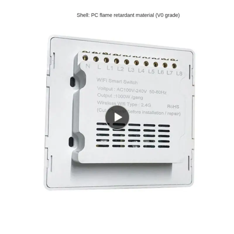 Zero Fire Wire Wireless Wall Switches Voice Control Wifi Smart Light Switch Wifi 2.4ghz Background Light Wifi Smart Switch
Zero Fire Wire Wireless Wall Switches Voice Control Wifi Smart Light Switch Wifi 2.4ghz Background Light Wifi Smart Switch
