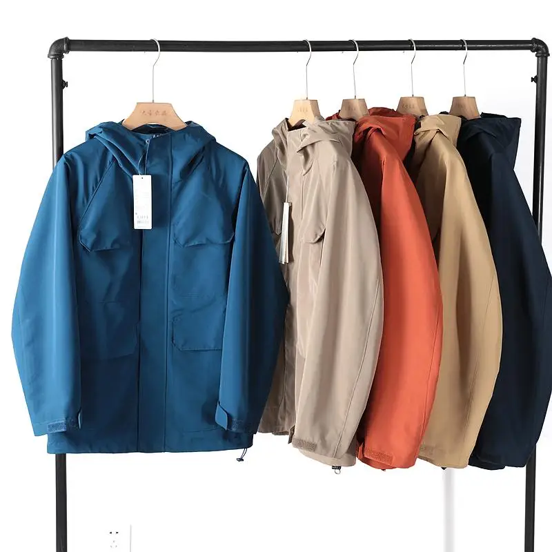 2023 Spring Autumn Hooded Jacket Outdoor Camping Waterproof Mountaineering Clothing Couples Loose Workwear Jacket Rushing Jacket
2023 Spring Autumn Hooded Jacket Outdoor Camping Waterproof Mountaineering Clothing Couples Loose Workwear Jacket Rushing Jacket
