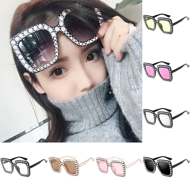 Crystal Square Diamond Sunglasses Women Oversized Rhinestones Sun Glasses Female Mirror Fashion Purple Blue Shades Eyeglasses
Crystal Square Diamond Sunglasses Women Oversized Rhinestones Sun Glasses Female Mirror Fashion Purple Blue Shades Eyeglasses