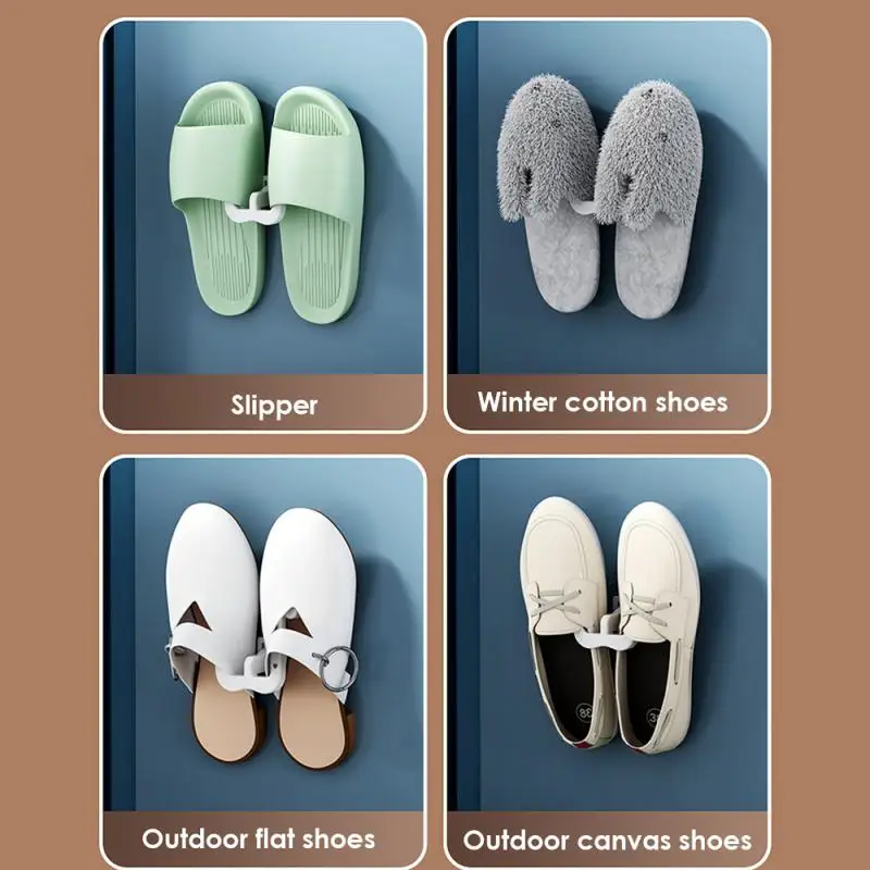 Slippers Rack No Punching Bathroom Simple Slipper Hook Wall Mounted Bedroom Toilet Drainage Rack Neat Storage Shoe Drying Rack
Slippers Rack No Punching Bathroom Simple Slipper Hook Wall Mounted Bedroom Toilet Drainage Rack Neat Storage Shoe Drying Rack