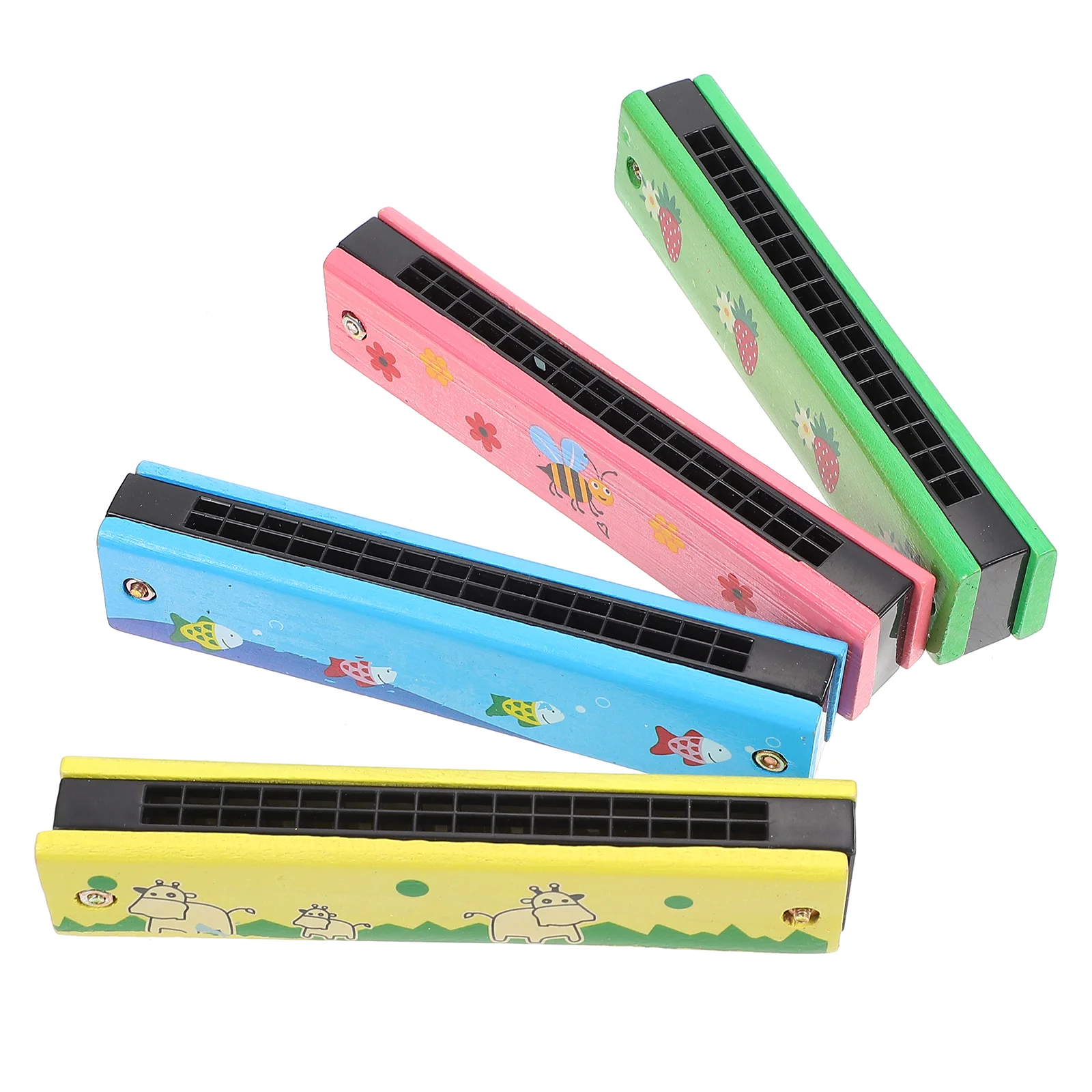 4Pcs Educational Instruments Harmonica Children Musical Plaything Instruments 
4Pcs Educational Instruments Harmonica Children Musical Plaything Instruments