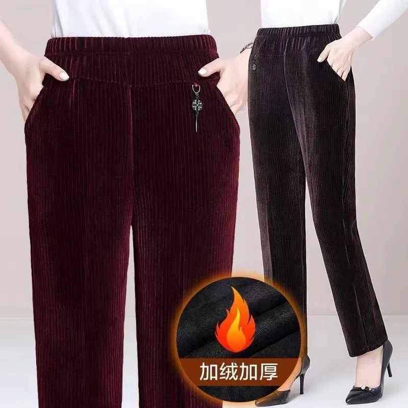 Women Winter Thick Lambskin Cashmere Pants Warm Female Casual Cotton Pants Loose Harlan Long Trousers 2023 New Women Pants
Women Winter Thick Lambskin Cashmere Pants Warm Female Casual Cotton Pants Loose Harlan Long Trousers 2023 New Women Pants