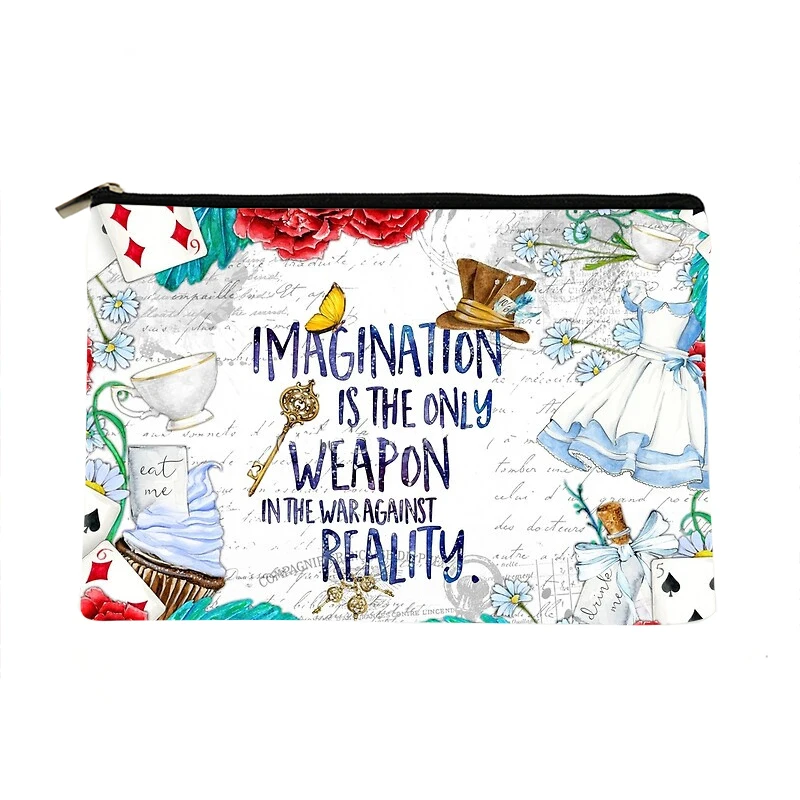 Модный женский косметический Органайзер, дорожные красочные сумки-органайзеры, женские сумки, женская косметичка с принтом Алисы в стране чудес
Модный женский косметический Органайзер, дорожные красочные сумки-органайзеры, женские сумки, женская косметичка с принтом Алисы в стране чудес
