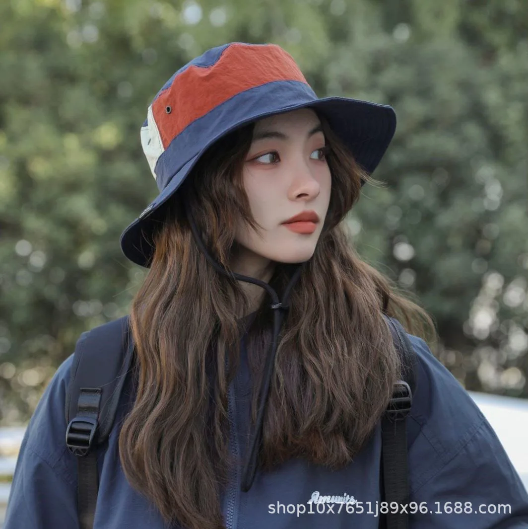 Japanese color matching edge fisherman hat,versatile for women in spring and summer,casual camping,mountain climbing,cycling
Japanese color matching edge fisherman hat,versatile for women in spring and summer,casual camping,mountain climbing,cycling