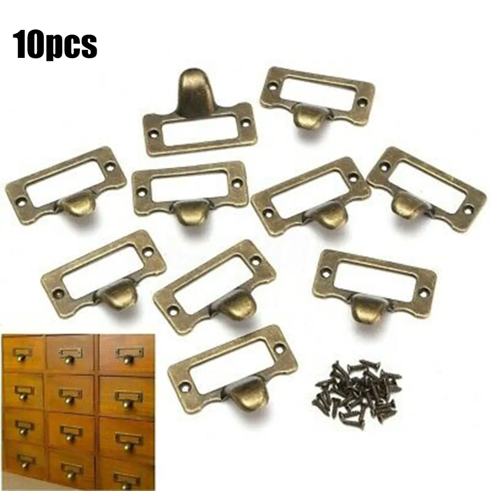 Durable 10 PCS Label Pulls File Case For Jewelry Box Name Card Holder Practical To Use
Durable 10 PCS Label Pulls File Case For Jewelry Box Name Card Holder Practical To Use