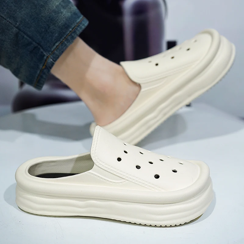 High Quality Men Slippers Sandals Outdoor Indoor Slides Women Soft Thick Bottom Home Slippers Casual Shoes Beach Slippers Sandal 
High Quality Men Slippers Sandals Outdoor Indoor Slides Women Soft Thick Bottom Home Slippers Casual Shoes Beach Slippers Sandal