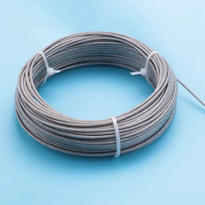 30M Garden Wire Fence Roll Kit,Nylon Coated Heavy Duty Stainless Steel Cable Rope,Turnbuckle Strainer Hook
30M Garden Wire Fence Roll Kit,Nylon Coated Heavy Duty Stainless Steel Cable Rope,Turnbuckle Strainer Hook