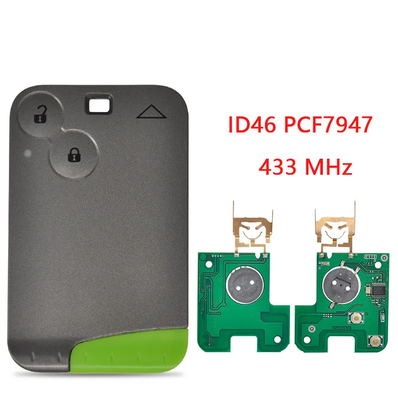 2pcs Car Remote Key For Renault Laguna Espace Vel-Satis 2001-2009 PCF7947 Chip 433 Mhz Auto Smart Control Card Place Key
2pcs Car Remote Key For Renault Laguna Espace Vel-Satis 2001-2009 PCF7947 Chip 433 Mhz Auto Smart Control Card Place Key
