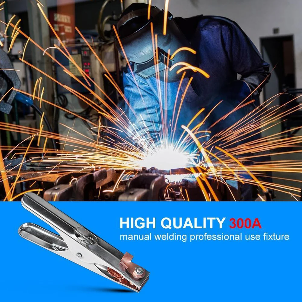 Brand New Ground Wire Clamp Clamp Welding 300A Alligator-style Conductive Electrode Holder Manual Welding Machine
Brand New Ground Wire Clamp Clamp Welding 300A Alligator-style Conductive Electrode Holder Manual Welding Machine
