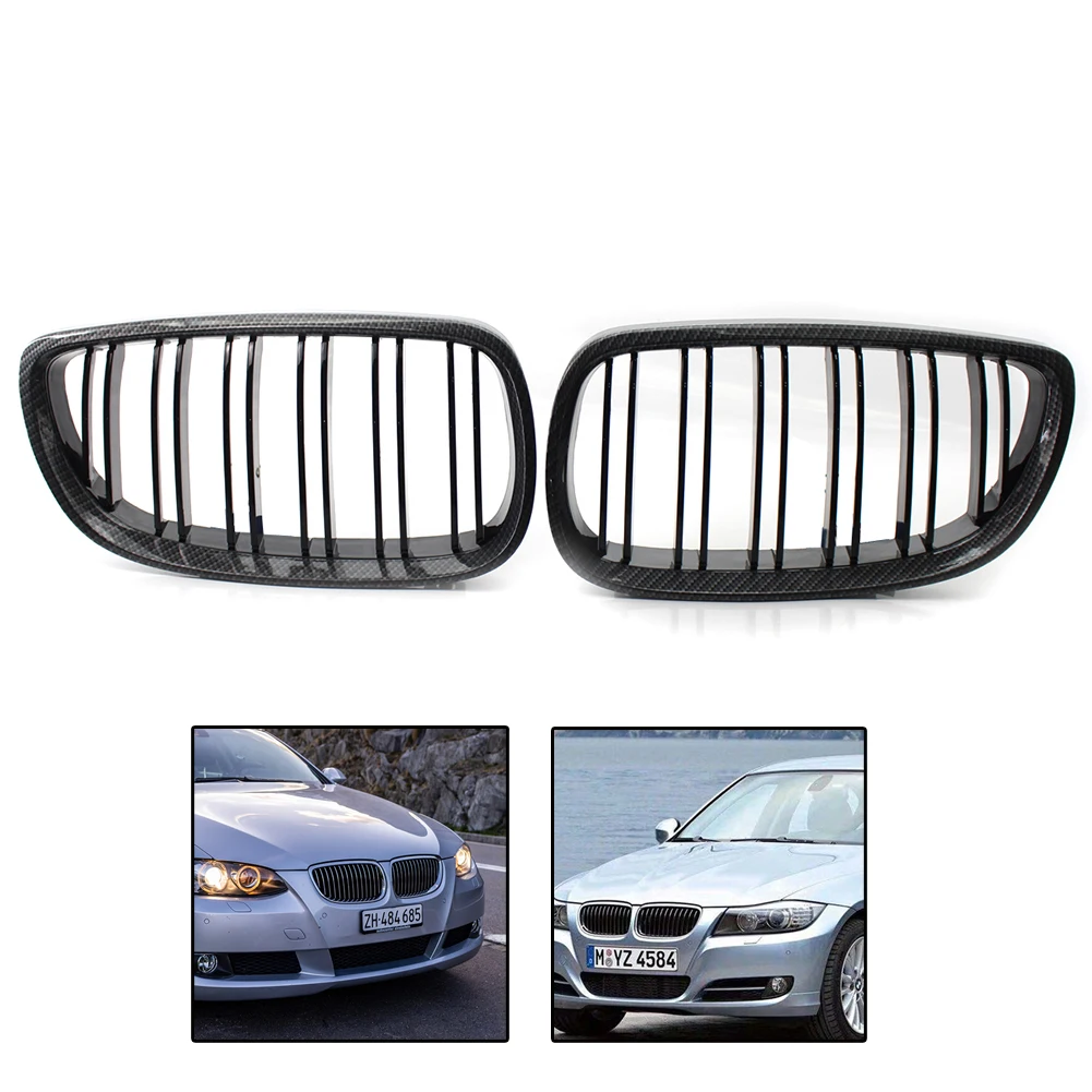 Carbon Fiber Car Slat Front Kidney Mesh Grille Styling Bumper Grill For BMW E92 E93 M3 Coupe 06-09 Car Accessories
Carbon Fiber Car Slat Front Kidney Mesh Grille Styling Bumper Grill For BMW E92 E93 M3 Coupe 06-09 Car Accessories