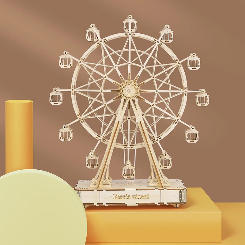 Ruo state manual DIY puzzle wooden assembly model desktop decoration music Ferris wheel crafts business gifts
Ruo state manual DIY puzzle wooden assembly model desktop decoration music Ferris wheel crafts business gifts