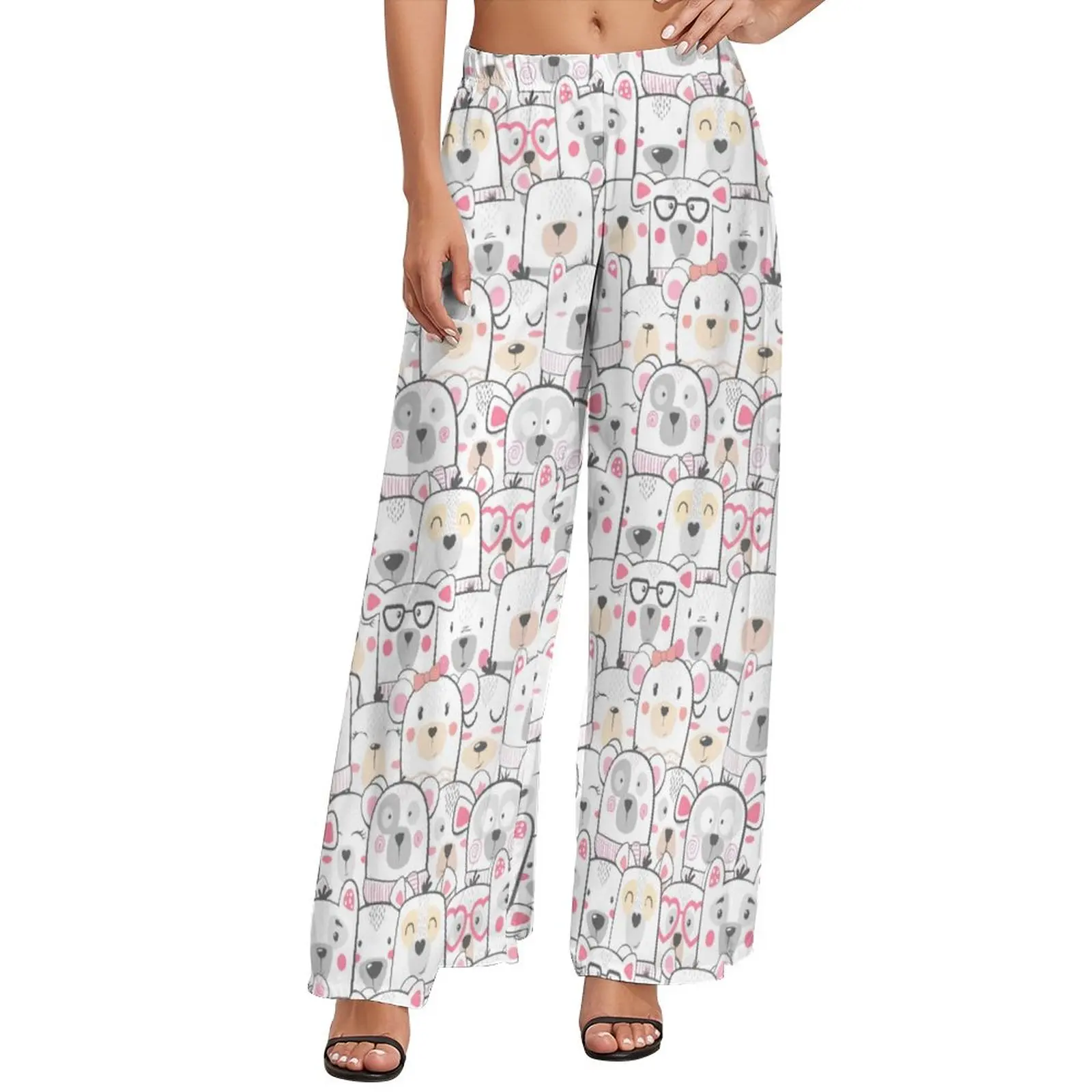 Cartoon Cute Dog Pants High Waisted Oversized Animal Family Print Casual Trousers Womens Aesthetic Printed Wide Leg Pants
Cartoon Cute Dog Pants High Waisted Oversized Animal Family Print Casual Trousers Womens Aesthetic Printed Wide Leg Pants