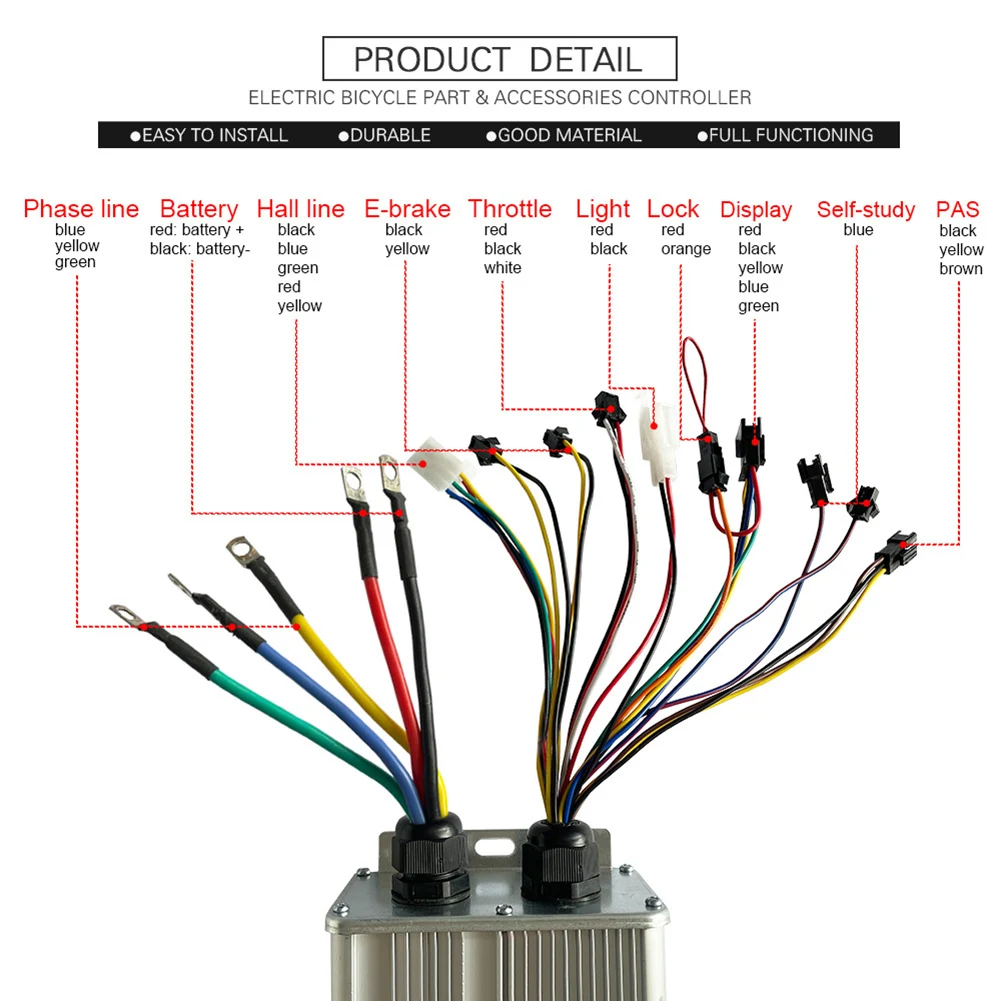 Control Relay Electric E Scooter 2000 Watt 48V-72V 60A Dual Mode 18 Tubes Positive Xuanbo Controller Battery Modification Parts
Control Relay Electric E Scooter 2000 Watt 48V-72V 60A Dual Mode 18 Tubes Positive Xuanbo Controller Battery Modification Parts