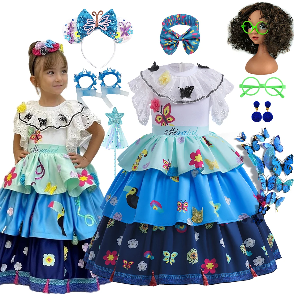 Mirabel Encanto Dress Charm Girl Birthday Party Princess Disguise Costume Toddler Girls Carnival Sets Halloween Fantasy Outfits
Mirabel Encanto Dress Charm Girl Birthday Party Princess Disguise Costume Toddler Girls Carnival Sets Halloween Fantasy Outfits