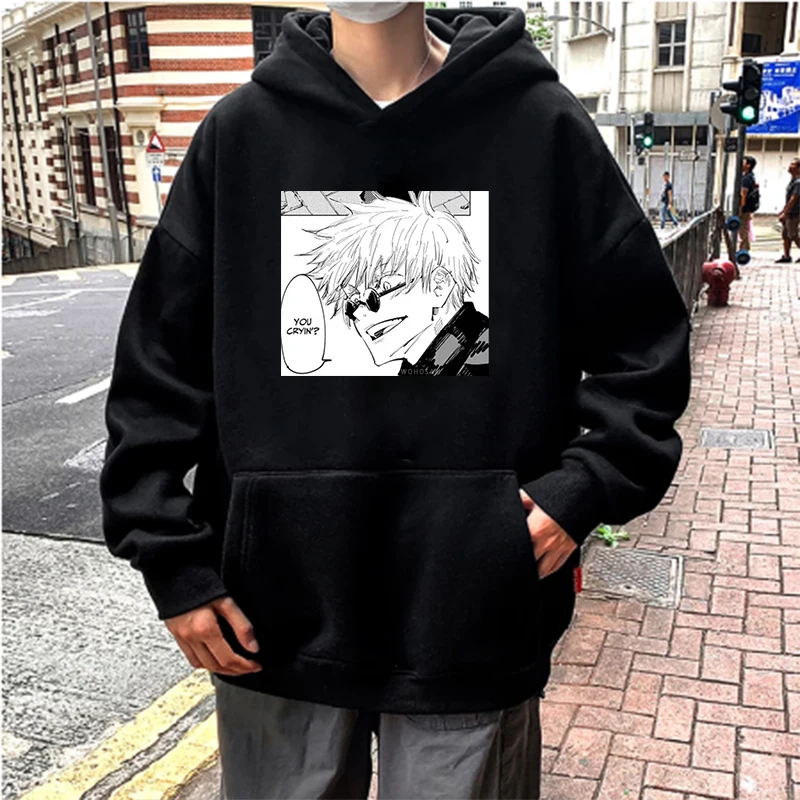 Popular Japanese Anime Jujutsu Kaisen Gojo Satoru Manga Graphic Sweatshirt Women Harajukju Cartoon Oversize Winter COTTON
Popular Japanese Anime Jujutsu Kaisen Gojo Satoru Manga Graphic Sweatshirt Women Harajukju Cartoon Oversize Winter COTTON