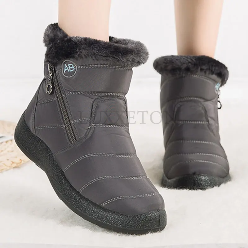 Winter Thick Soled Snow Boots Women Casual Light Ankle Warm Fur High Top Side Zipper Black Shoes 2022 New
Winter Thick Soled Snow Boots Women Casual Light Ankle Warm Fur High Top Side Zipper Black Shoes 2022 New