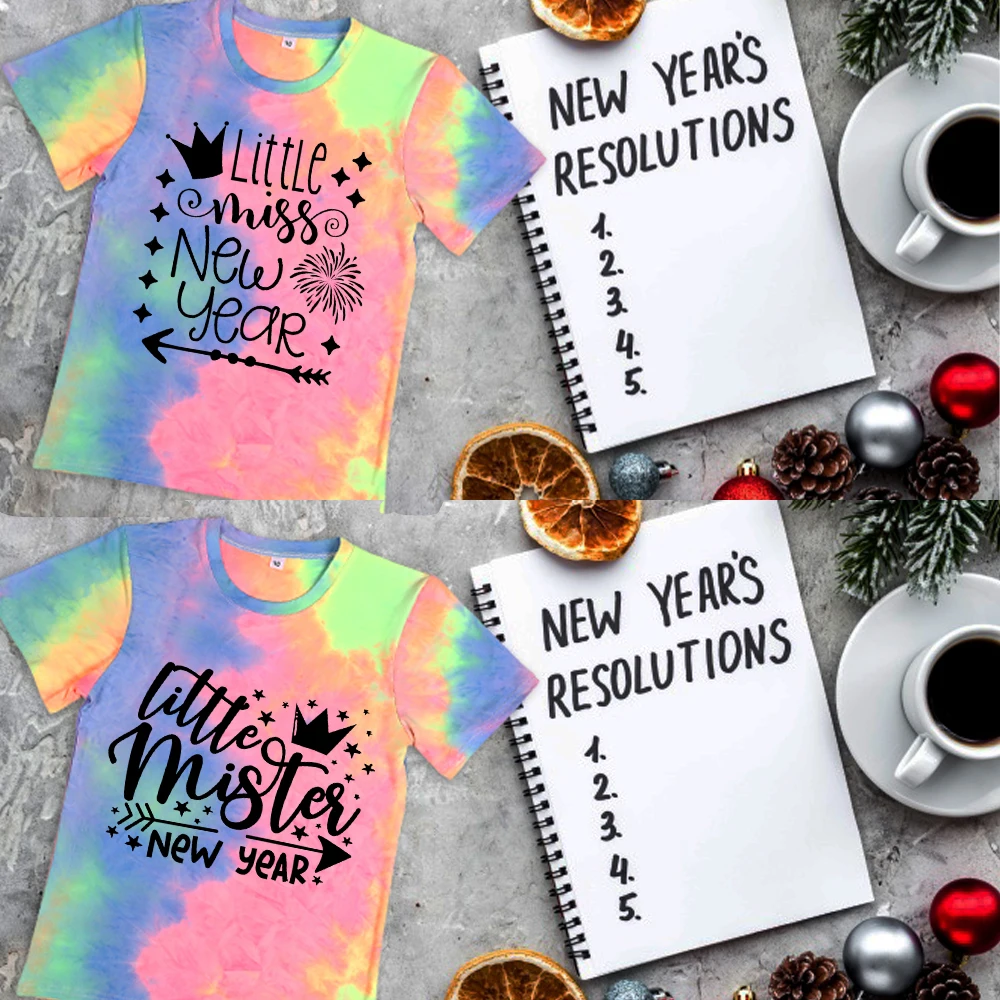 Little Miss Mister New Year Kids Summer Tshirt Twins Boys Girls Graphic Tie Dye Short Sleeve T Shirts Valentine's Day Gifts
Little Miss Mister New Year Kids Summer Tshirt Twins Boys Girls Graphic Tie Dye Short Sleeve T Shirts Valentine's Day Gifts