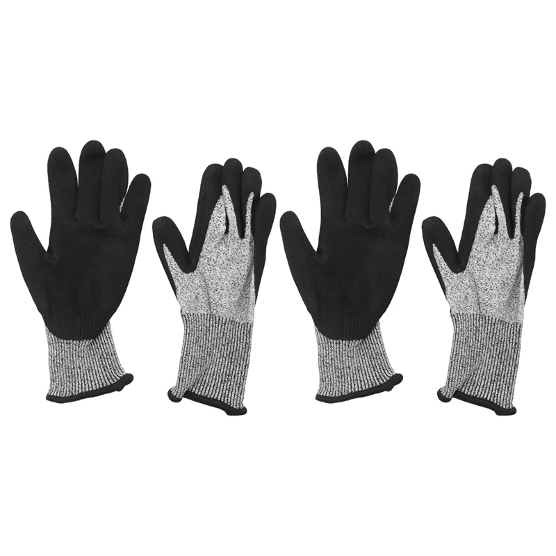 New-Level 5 Cut Resistant Gloves 3D Comfort Stretch Fit, Durable Power Grip Foam Nitrile, Pass Fda Food Contact,2 Pair(M)
New-Level 5 Cut Resistant Gloves 3D Comfort Stretch Fit, Durable Power Grip Foam Nitrile, Pass Fda Food Contact,2 Pair(M)