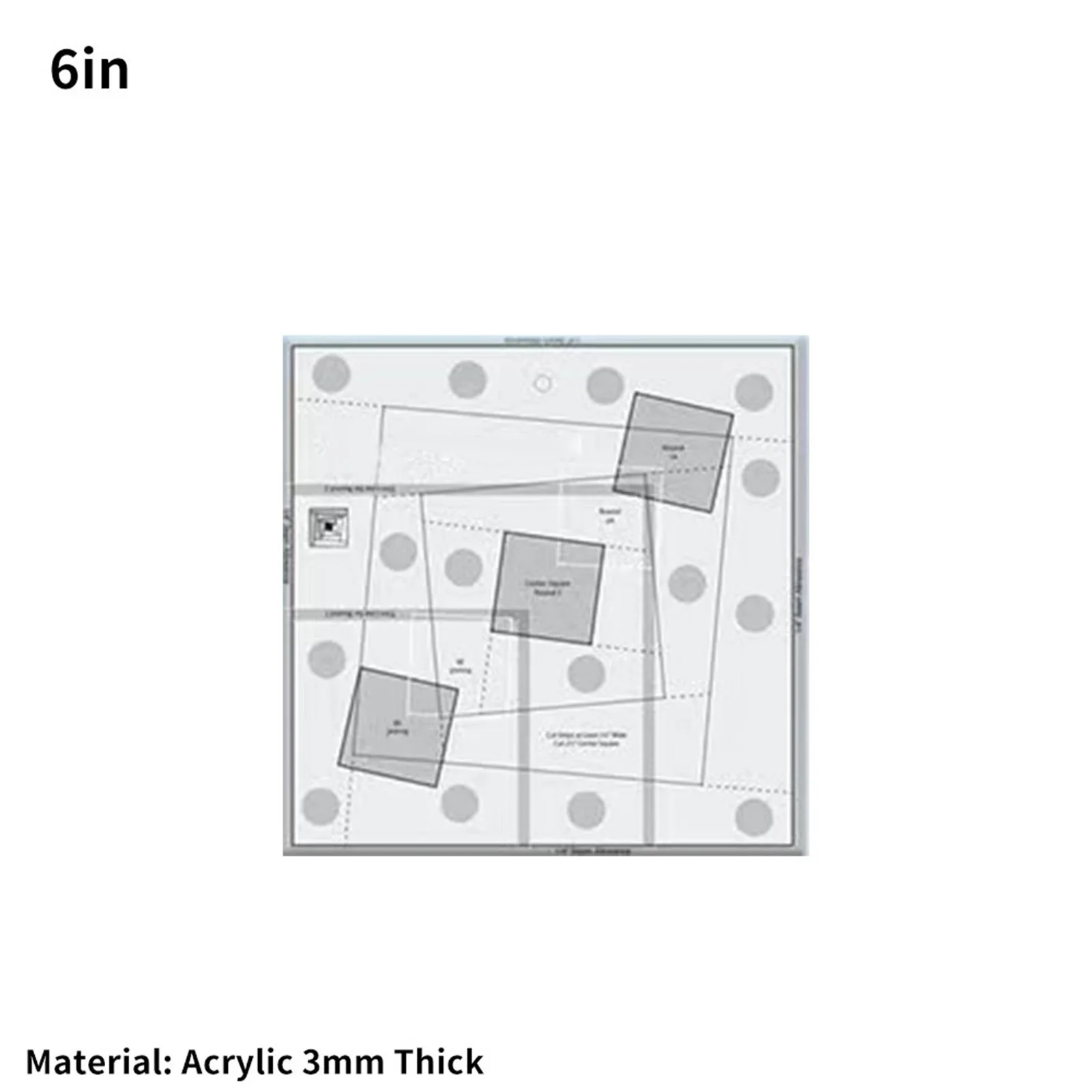 1/3Pcs Quilting Template Patchwork Ruler Acrylic Quilting Template Transparent Frames Sewing Ruler For Domestic Sewing Machine
1/3Pcs Quilting Template Patchwork Ruler Acrylic Quilting Template Transparent Frames Sewing Ruler For Domestic Sewing Machine