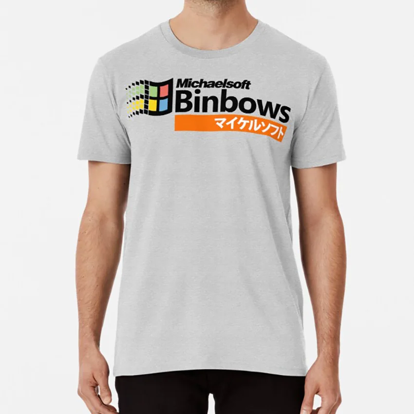 Michaelsoft Binbows マイケルソフト T Shirt Michaesoft Binbows Windows Parody Funny Vapour Wave
Michaelsoft Binbows マイケルソフト T Shirt Michaesoft Binbows Windows Parody Funny Vapour Wave