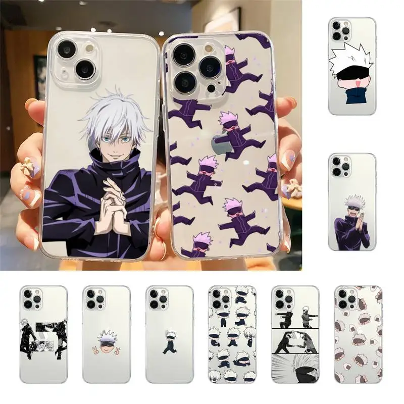 

Cartoon Cute Anime Jujutsu Kaisen Phone Case For Iphone 7 8 Plus X Xr Xs 11 12 13 Se2020 Mini Mobile Iphones 14 Promax Case